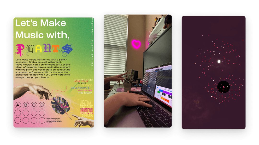 First iteration: making music with plants